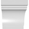 Ekena Millwork 5-in. W x 6-in. D x 6-in. H Pescadero Architectural Grade PVC Knee Brace BRCP05X06X06PEC - alternate 6